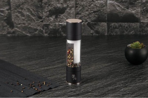 Mlýnek na pepř a sůl dvojitý Black Rose Collection