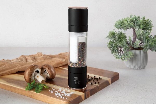 Mlýnek na pepř a sůl dvojitý Black Rose Collection