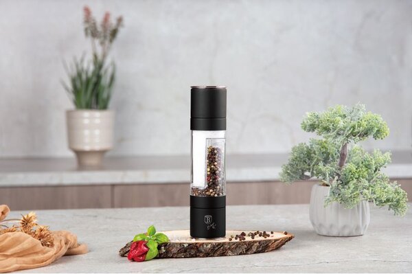 Mlýnek na pepř a sůl dvojitý Black Rose Collection