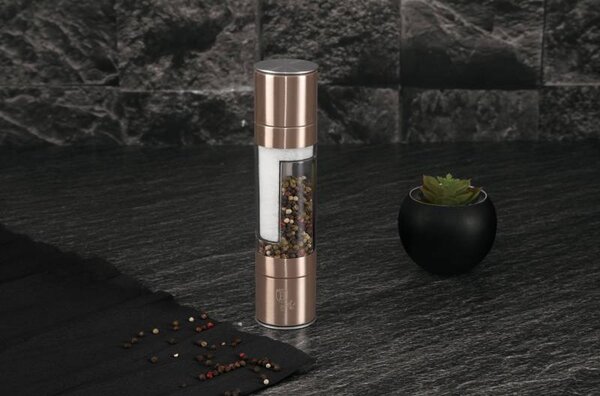 Mlýnek na pepř a sůl Rosegold Metallic Line