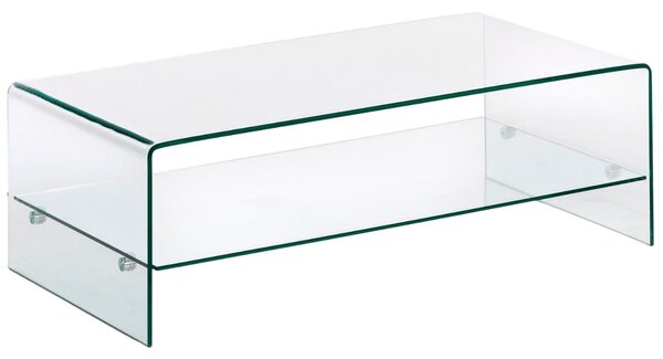 Skleněný konferenční stolek Kave Home Burano 110 x 55 cm