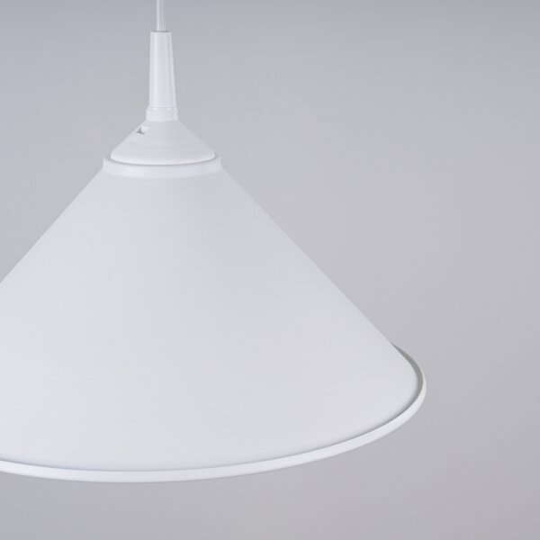 Sollux SL.1325 - Lustr na lanku ZUMA 1xE27/15W/230V pr. 30 cm bílá