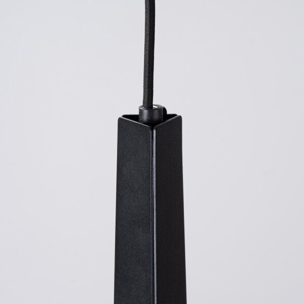 Sollux SL.1400 - Lustr na lanku PRYSM 1xG9/8W/230V černá