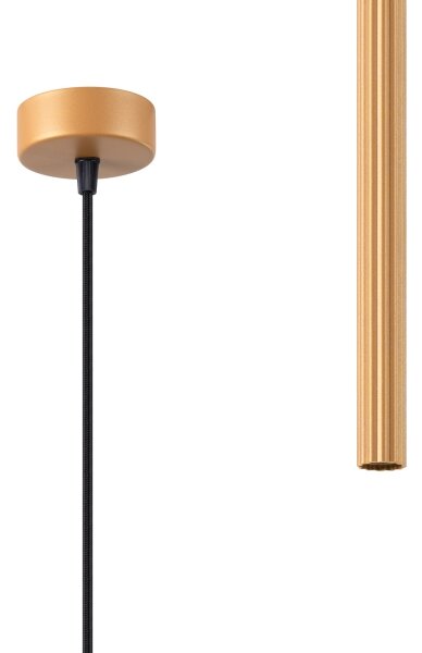 Sollux SL.1339 - Lustr na lanku ARCHE 1xG9/8W/230V zlatá