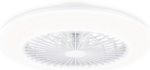Amigo Stropní svítidlo s ventilátorem 25W+60W, 6500lm, AC 220–240, 2700-4000-6500 K, IP20, bílá