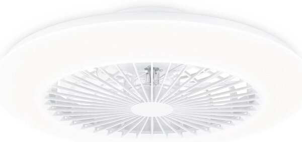 Amigo Stropní svítidlo s ventilátorem 20W+40W, 4400lm, AC 220–240, 2700–6500 K, IP20, RGB OFF bílá