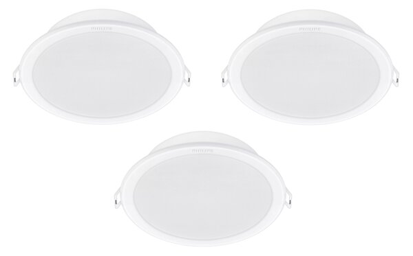Meson LED vestavné svítidlo 5,5W, 4000 K, bílá, 3 ks