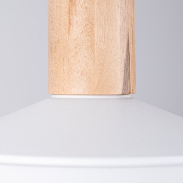 Sollux SL.1321 - Lustr na lanku FANO 1xE27/15W/230V pr. 34 cm bílá