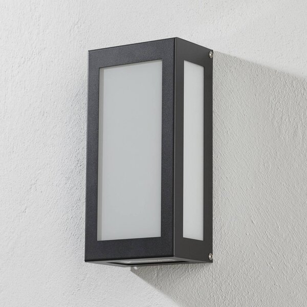 CMD LED venkovní světlo Aqua Rain antracit, senzor, Černá, Nerezová ocel, Moderní