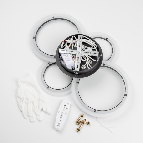 Brilagi - LED Stmívatelný přisazený lustr ORBITS LED/50W/230V 3000-6500K + DO
