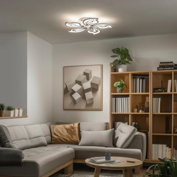 Brilagi - LED Stmívatelný přisazený lustr TWIST LED/125W/230V 3000-6500K + DO