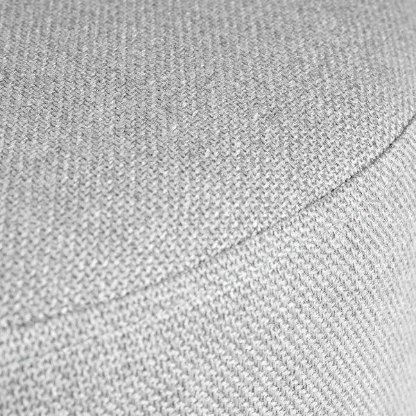 Šedý čalouněný taburet Somcasa Angus 40 cm