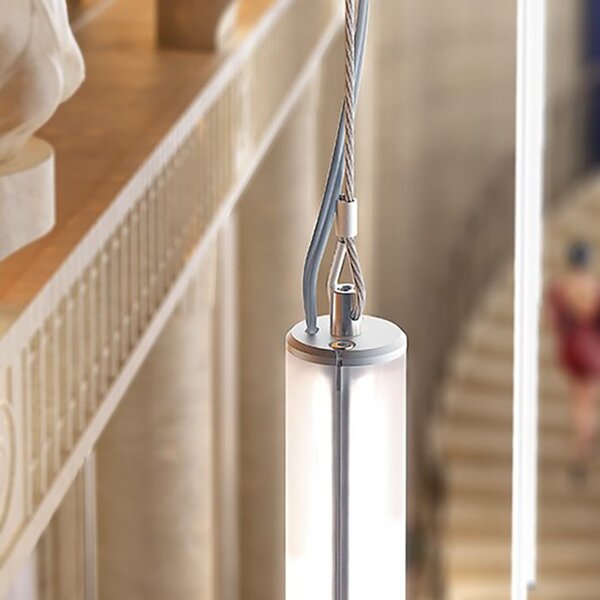 Difuzor KLUŚ JAZ-DUO-27R pro LED hliníkové profily Barva: Mléčná, Délka: 2m
