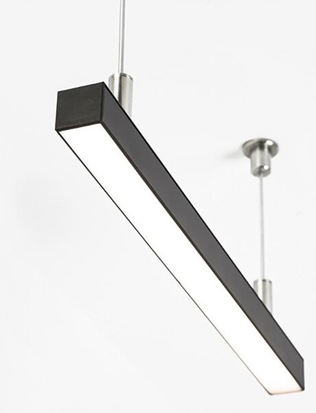 Difuzor KLUŚ LIGER-22 pro LED hliníkové profily Barva: Černý, Délka: 1m