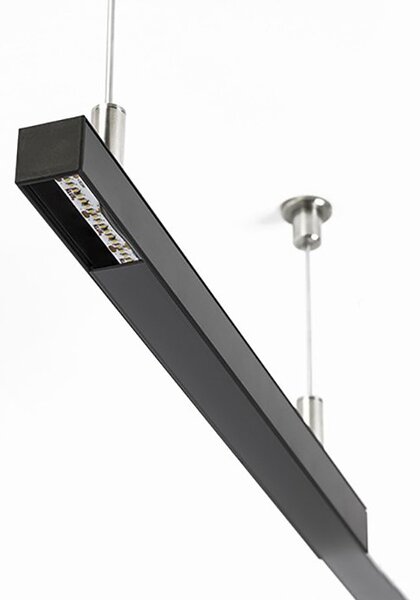 Difuzor KLUŚ LIGER-22 pro LED hliníkové profily Barva: Černý, Délka: 1m