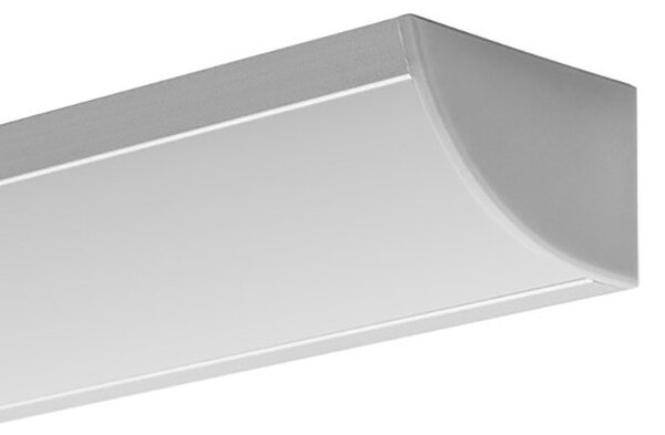 Difuzor KLUŚ KOPRO-38R pro LED hliníkové profily Barva: Mléčná, Délka: 1m