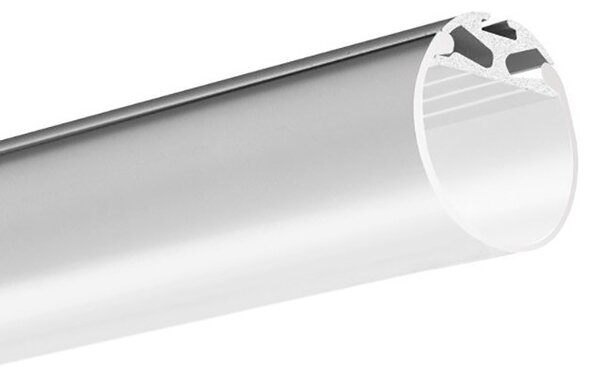 Difuzor KLUŚ JAZ-23R pro LED hliníkové profily Barva: Mléčná, Délka: 1m