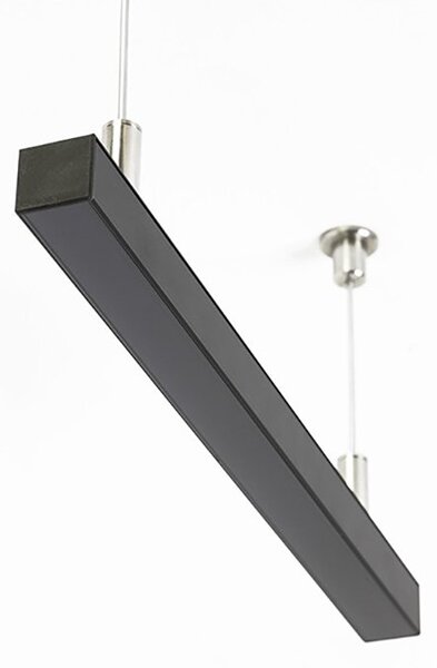 Difuzor KLUŚ LIGER-22 pro LED hliníkové profily Barva: Černý, Délka: 1m