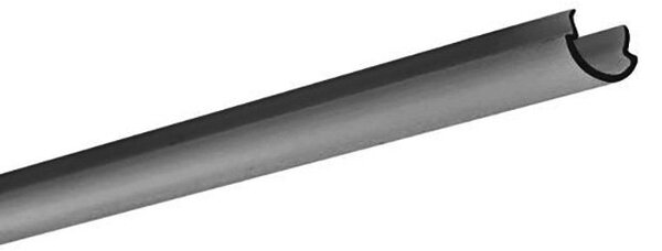 Difuzor KLUŚ PIKO-7R pro LED hliníkové profily Barva: Černý, Délka: 1m