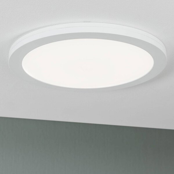 Paulmann Cover it LED vestavný panel 4 000K 33 cm, Bílá / opál, Obývací pokoj / jídelna, Plast, Zapuštěné kulaté