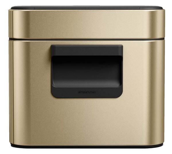 Nádoba na kompostovatelný odpad v matně zlaté barvě 4 l – simplehuman