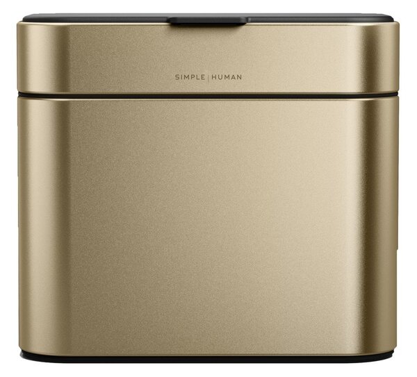 Nádoba na kompostovatelný odpad v matně zlaté barvě 4 l – simplehuman