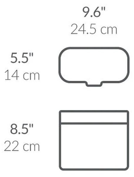 Nádoba na kompostovatelný odpad v matně zlaté barvě 4 l – simplehuman