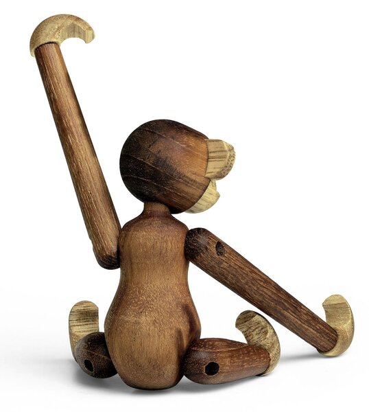 Dřevěná opička Monkey Mini Teak Limba 9,5 cm