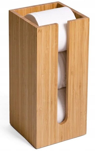 REA - Tutumi bambusový držák toaletního papíru Bamboo HOM-07502