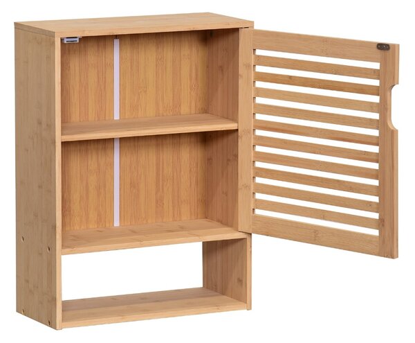 VerDesign LINDA 1D bambusová závěsná skříňka, natural