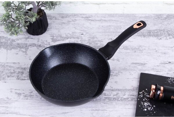 Pánev hluboká s mramorovým povrchem 24 cm Black Rose Collection