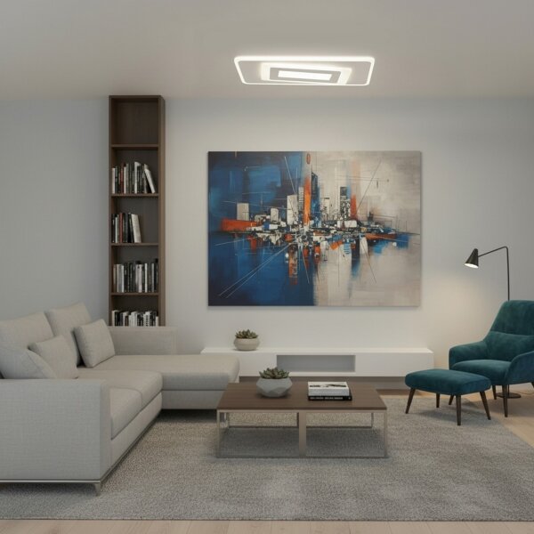 Brilagi - LED Stmívatelné stropní svítidlo MODERN LED/51W/230V 3000-6000K + DO