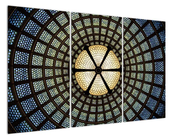 Moderní obraz - detail vitráže (120x80cm)