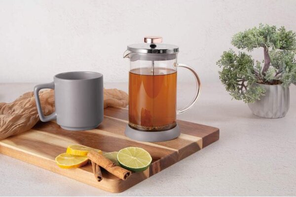 Konvice na čaj a kávu French press 600 ml Taupe Collection