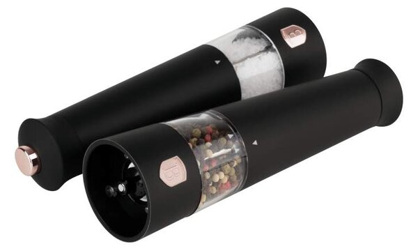 Mlýnek na pepř a sůl elektrický sada 2 ks Black Rose Collection