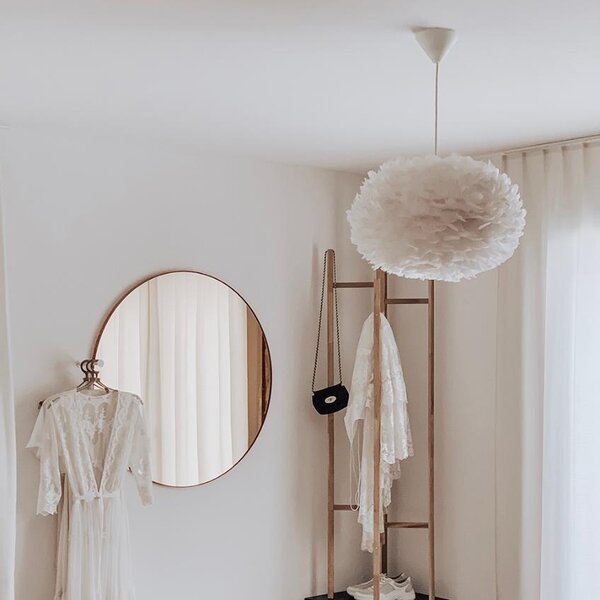 Bílý textilní napájecí kabel ke světlům UMAGE Cord 210 cm