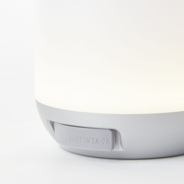Brilliant - LED Stmívatelná venkovní stolní lampa GEMMA LED/1,9W/5V IP44 bílá