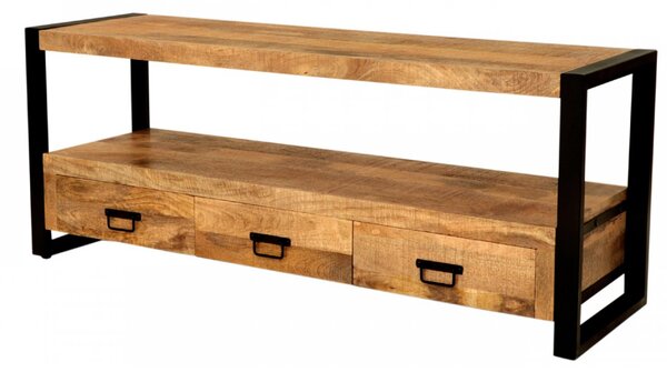 TV stolek Retro 150x60x45 z indického masivu mango