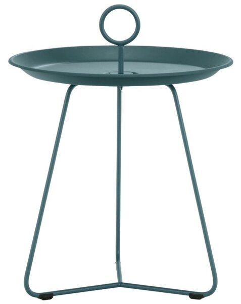 Tmavě zelený kovový odkládací stolek HOUE Eyelet 45 cm