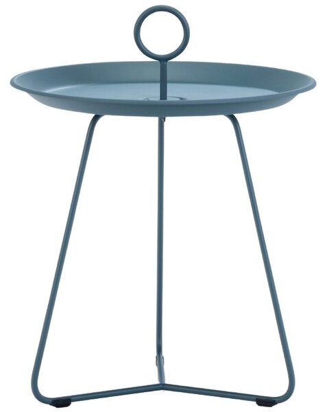 Tmavě modrý kovový odkládací stolek HOUE Eyelet 45 cm