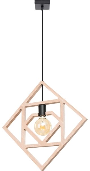Sollux SL.1757 - Lustr na lanku CARO 1xE27/15W/230V buk
