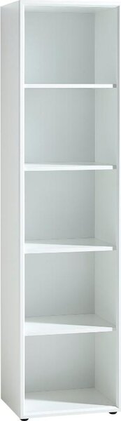 Bílý lesklý kancelářský regál GEMA Morello 196 x 50 cm