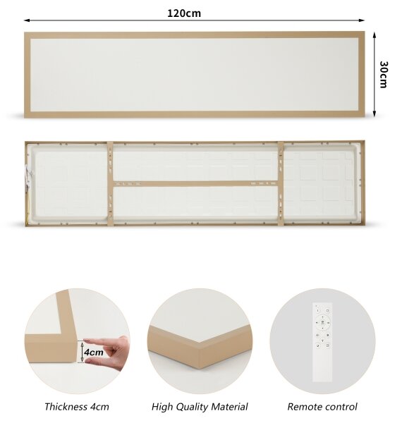 BRILAGI-LED Stmív. koupelnové svítidlo FRAME SMART LED/50W/230V 120x30 IP44 + DO