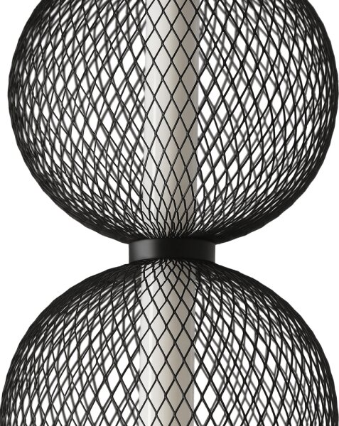 LED Lustr na lanku PUMA LED/10W/230V pr. 14 cm černá