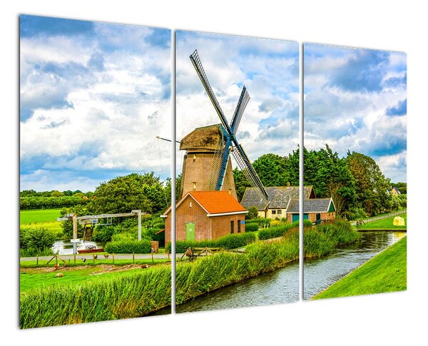 Obraz větrného mlýna (120x80cm)