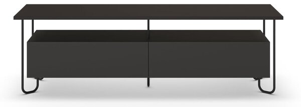 Černý TV stolek 150x45 cm Dilly – Marckeric