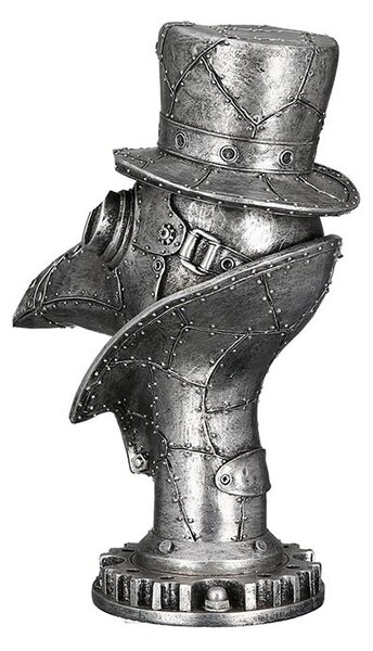 Dekorační soška Steampunk Vrána 23 cm VÝPRODEJ