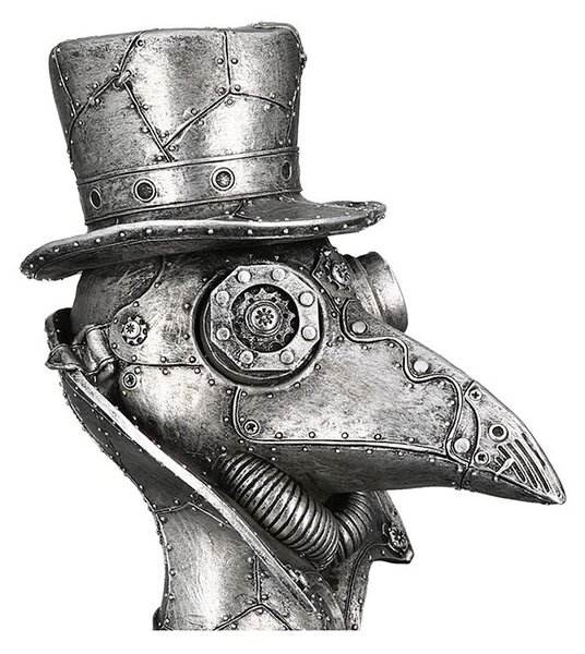 Dekorační soška Steampunk Vrána 23 cm VÝPRODEJ