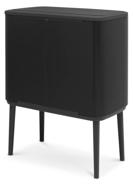 Matně černý dotykový ocelový odpadkový koš 36 l Bo Touch Bin – Brabantia