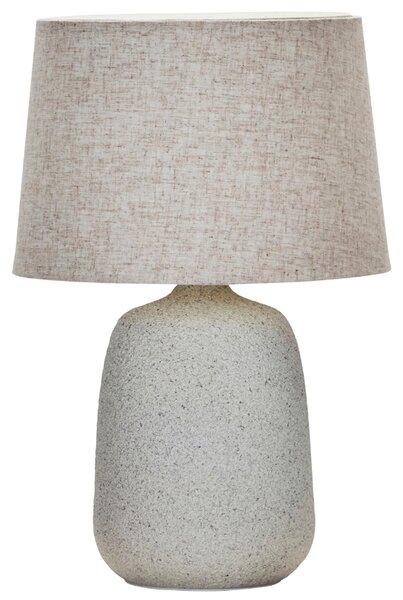 House Doctor Šedá kameninová stolní lampa Tana 46 cm